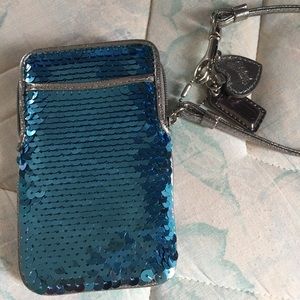 Coach sequin poppy wrislet